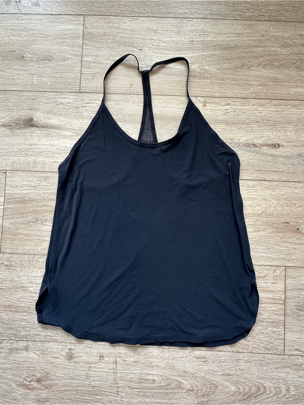 lululemon athletica Black Strappy Racerback Tank Top